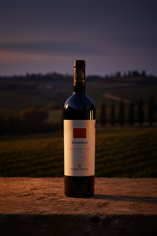 Vino Tinto Sondraia Bolgheri Superiore DOC Italia 750ml