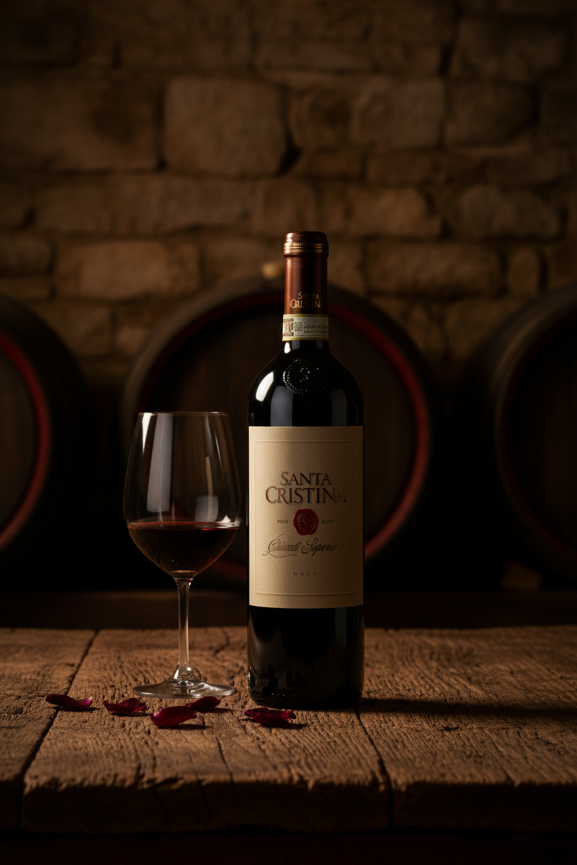 Vino Tinto Santa Cristina Chianti Superiore DOCG Antinori Toscana Italia 750ml