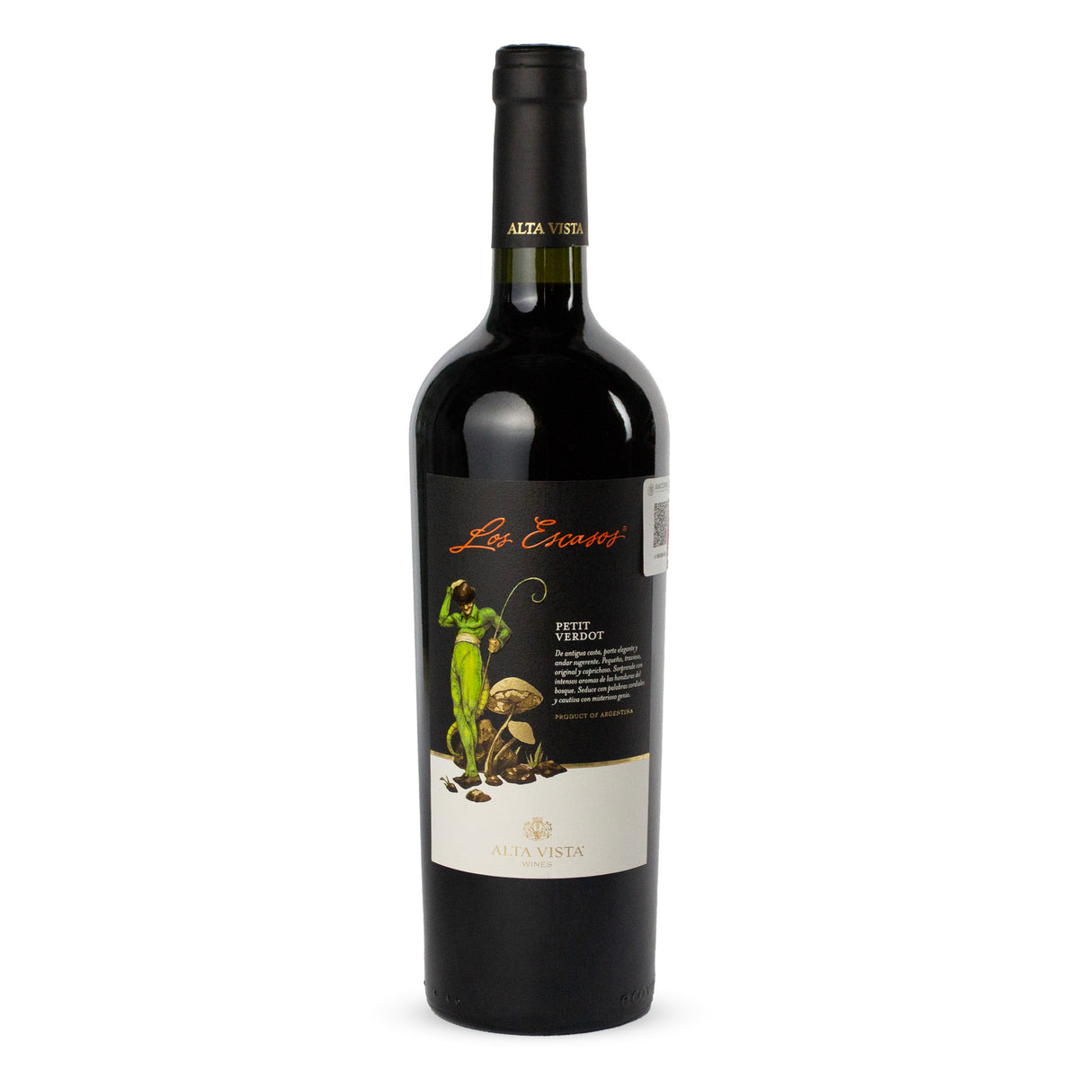 Vino Tinto Petit Verdot Los Escasos Alta Vista Mendoza Argentina 750ml