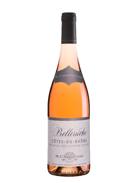 Vino Rosado Belleruche Côtes-du-Rhône AOC M. Chapoutier Rodano Francia 750ml