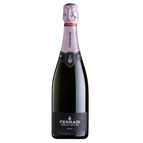 Vino Esmpumoso Ferrari Maximum Rose Trento DOC Italia 750ml