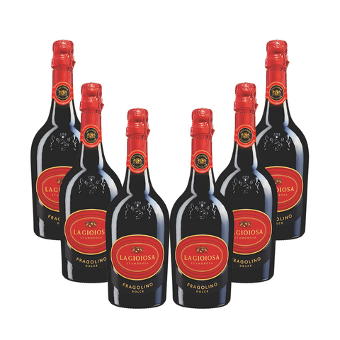 Vino Espumoso, La Gioiosa Fragolino, Veneto Italia (6 Botellas ) 750ml *