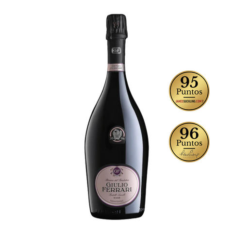 Vino Espumoso Giulio Ferrari Riserva Trento Brut Rosé DOC Italia 750ml