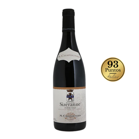Vino Tinto Hermitage Monier de la Sizeranne M. Chapoutier Ródano Francia 750ml