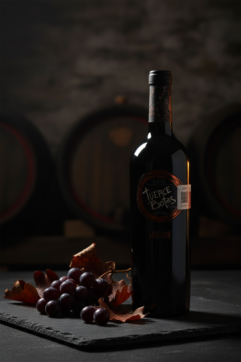Vino Tinto Tuerce Botas Crianza Graciano DOCa Medievo Rioja España 750ml