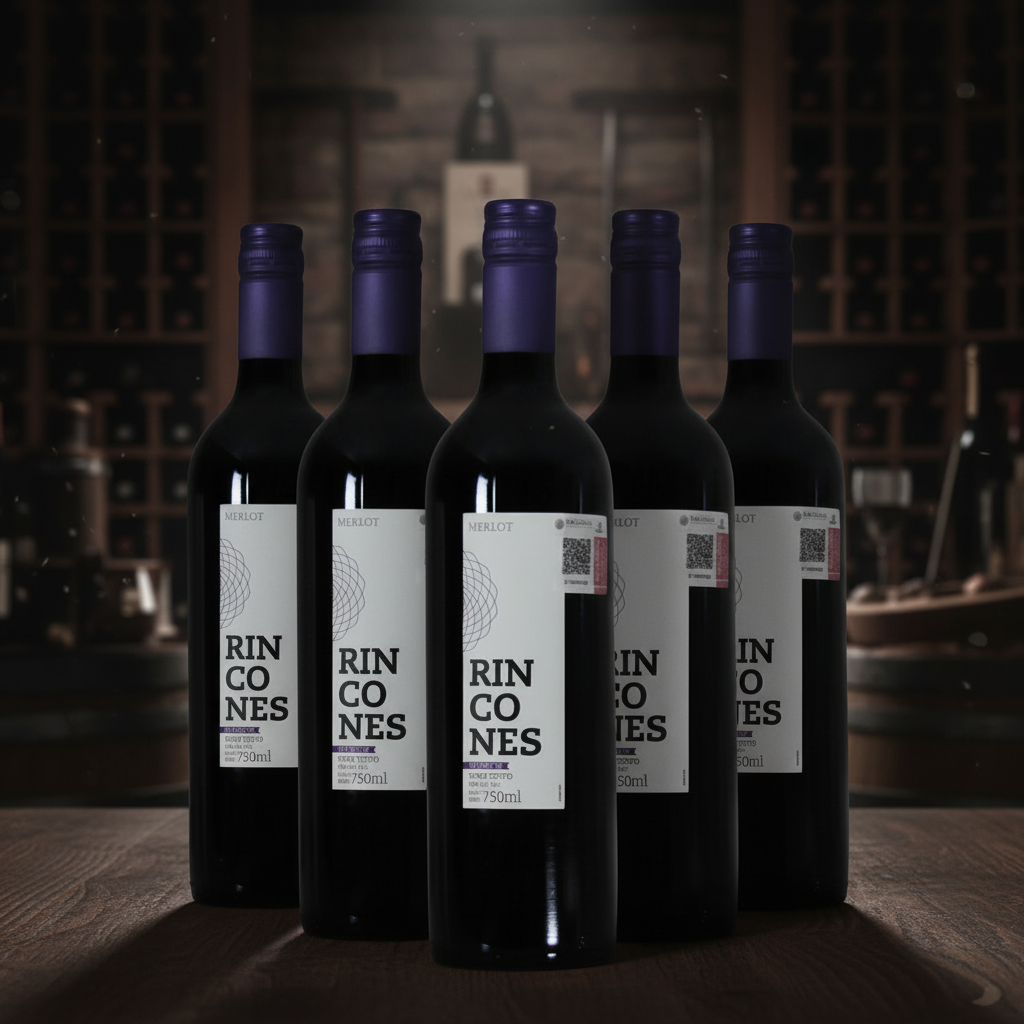 Vino Tinto Montgras Rincones Merlot Montgras Valle Central Chile 750ml (6 Pzs)