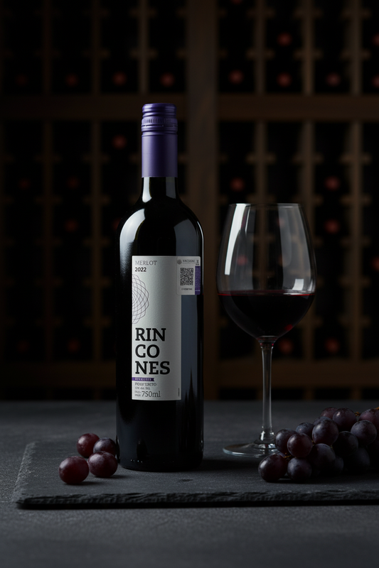 Vino Tinto Rincones Premium Merlot Montgras Valle Central Chile 750ml *