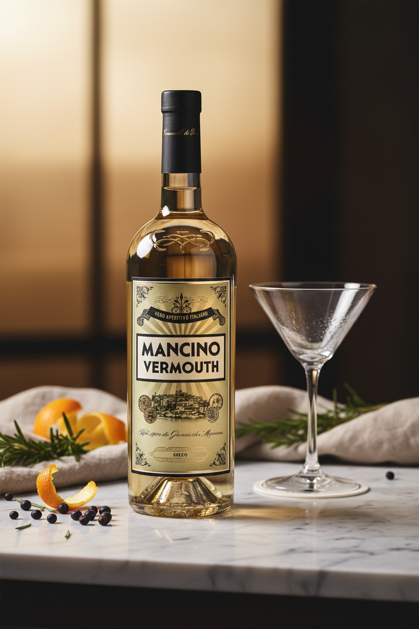 Mancino Vermouth Secco Piemonte Italia 750ml