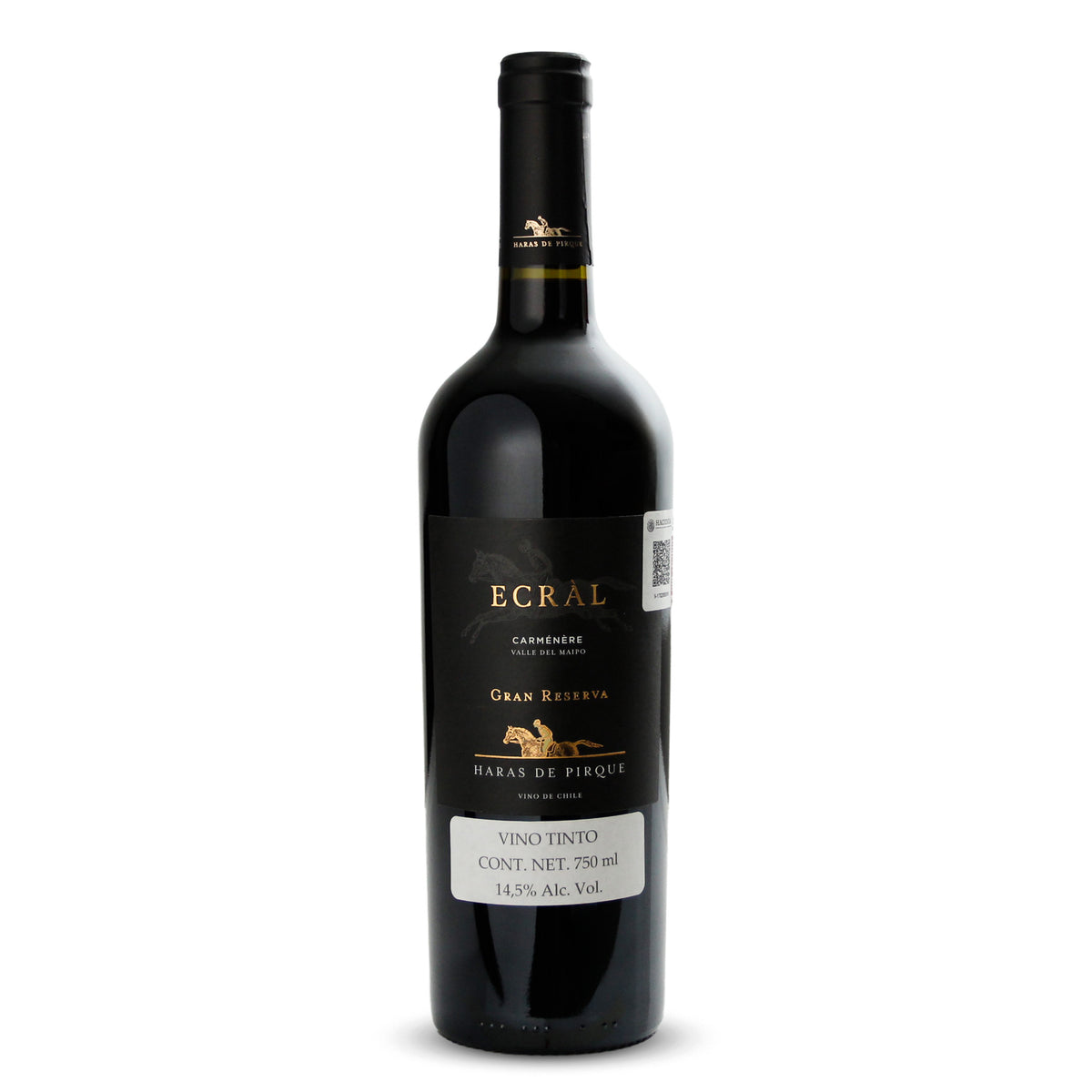 Vino Tinto Ecral Gran Reserva Carmenere Haras De Pirque Chile 750ml