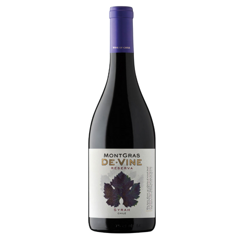 Vino Tinto Montgras De Vine Reserva Syrah Valle Central Chile 750ml