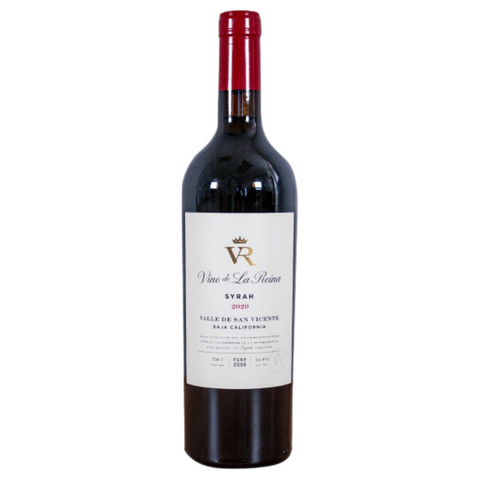 Vino Tinto Vinos de la Reina Syrah VR Valle de Guadalupe México 750ml