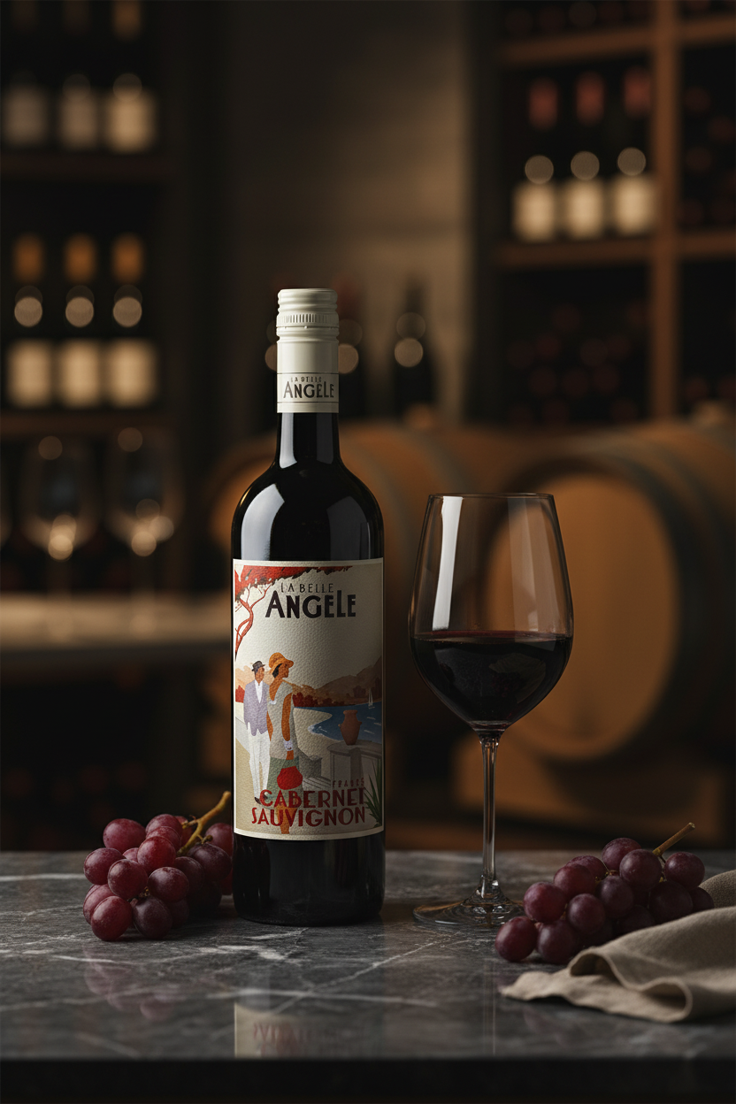 Vino Tinto La Belle Angele Cabernet Sauvignon Delaunay Francia 750ml