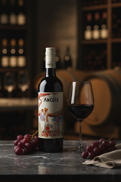 Vino Tinto La Belle Angele Cabernet Sauvignon Delaunay Francia 750ml