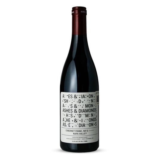 Vino Tinto Ashes & Diamons Cabernet Franc Napa Valley EUA 750ml
