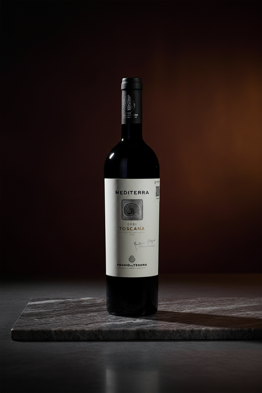 Vino Tinto Mediterra Poggio al Tesoro Toscana IGT Italia 750ml