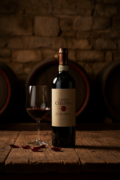 Vino Tinto Santa Cristina Chianti Superiore DOCG Antinori Toscana Italia 750ml