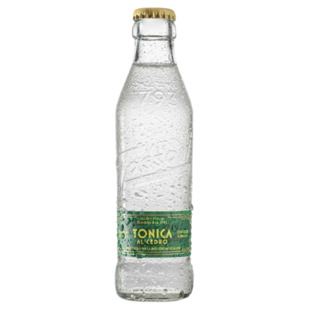 Agua Tónica Tassoni Cedro 4 botellas 180ml