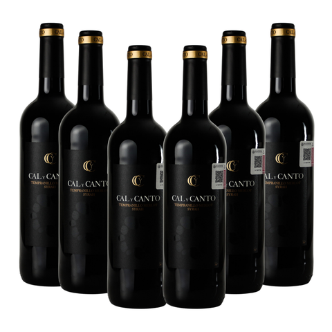 Vino Tinto Cal Y Canto Tempranillo Merlot Syrah (6 Botellas) 750ml