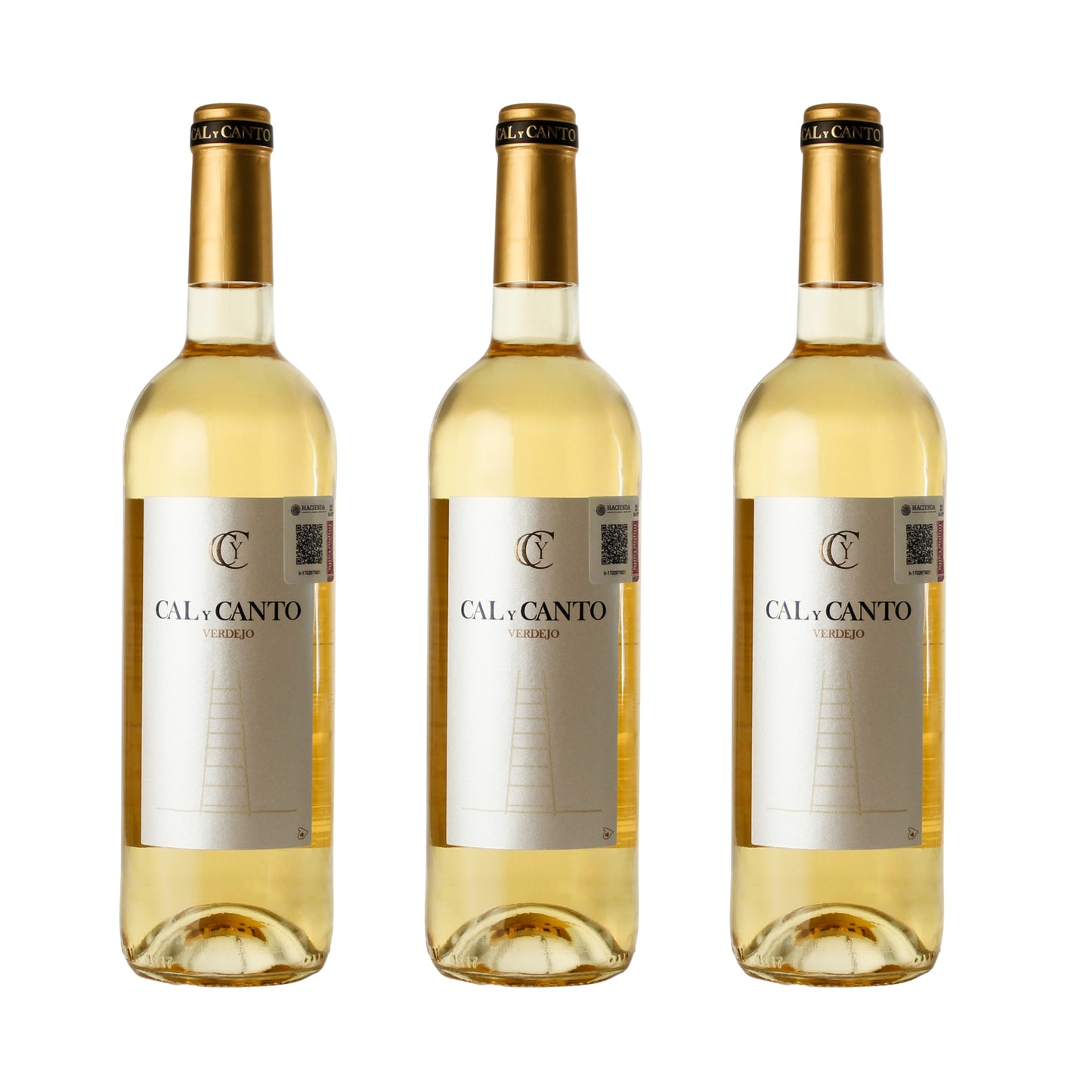 Pack 3 Botellas Vino Blanco Cal y Canto Verdejo 750ml