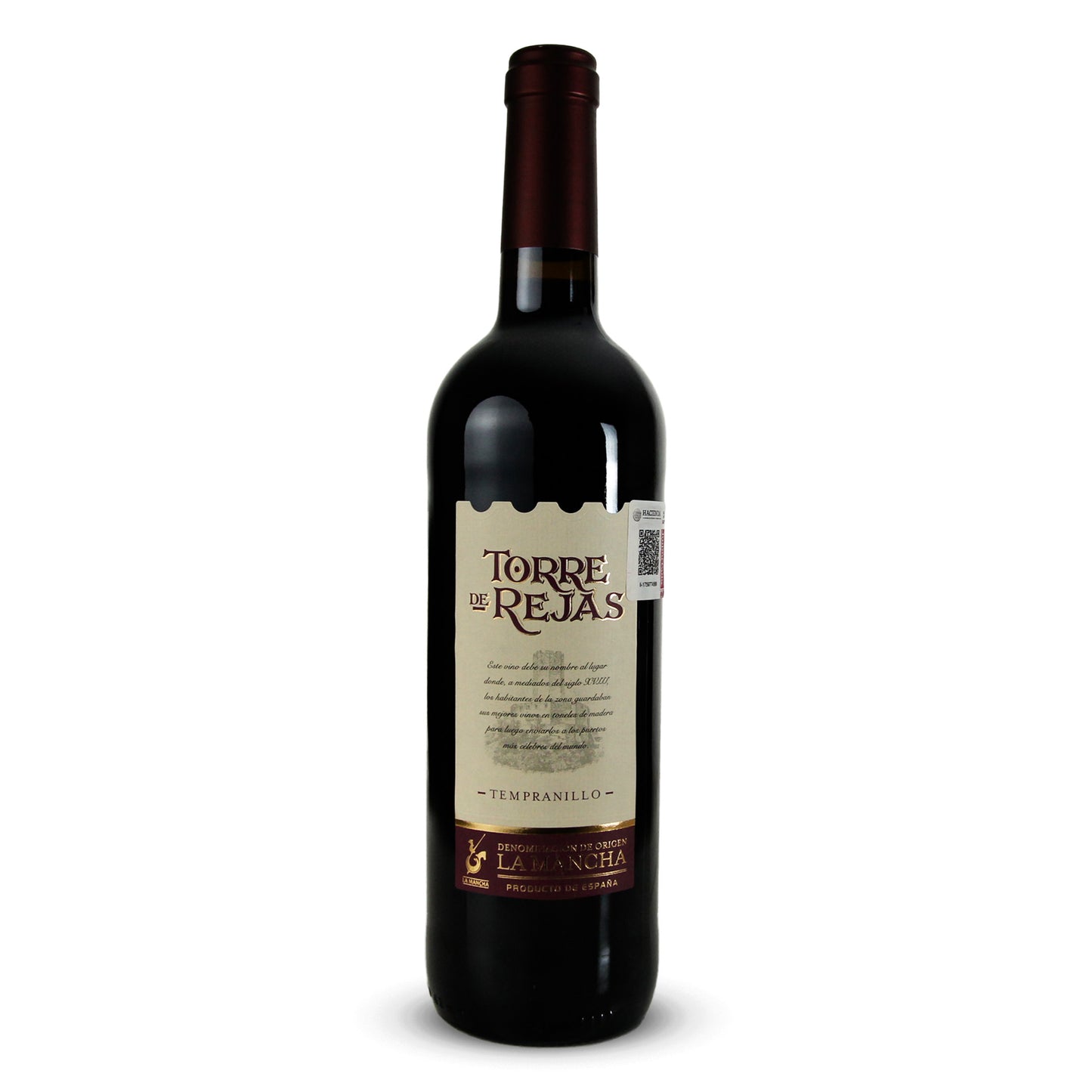 Vino Tinto Torre de Rejas D.O. La Mancha España 750ml