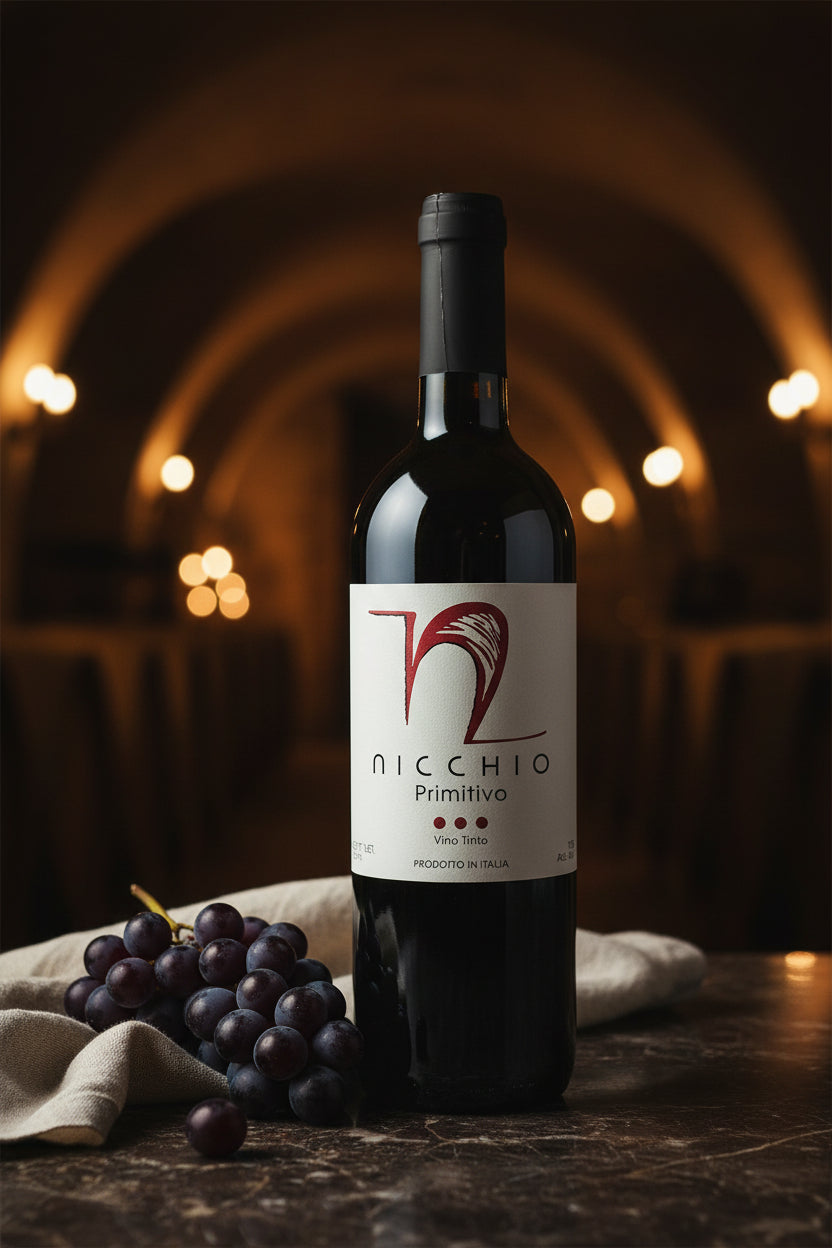 Vino Tinto Nicchio Primitivo IGT Botter Sicilia Italia 750ml *