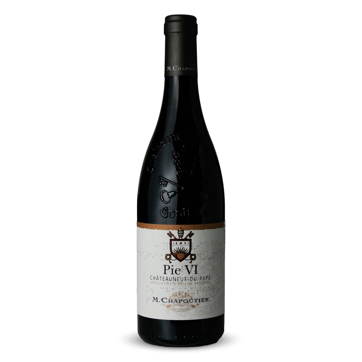 Vino Tinto M. Chapoutier Châteauneuf-du-Pape AOC Pie VI, Francia 750ml