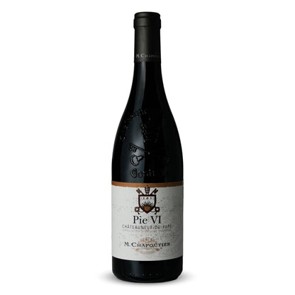 Vino Tinto M. Chapoutier Châteauneuf-du-Pape AOC Pie VI, Francia 750ml