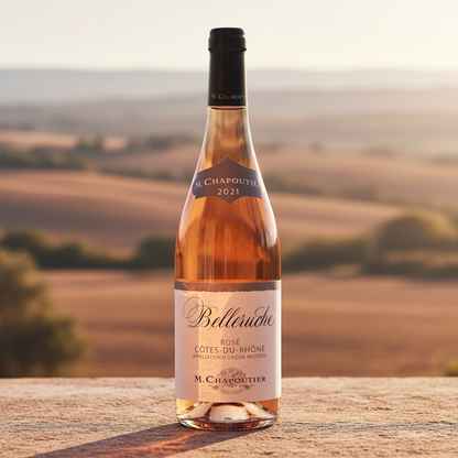 Vino Rosado M. Chapoutier Belleruche Côtes du Rhône AOC 750ml