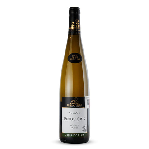 Vino Blanco Ribeauville Pinot Gris Alsace Francia 750ml