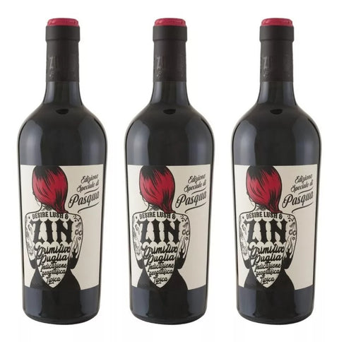 Vino Tinto Pasqua Desire Lush & Zin Puglia Italia 3 Botellas