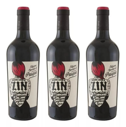 Vino Tinto Pasqua Desire Lush & Zin Puglia Italia 3 Botellas 750ml