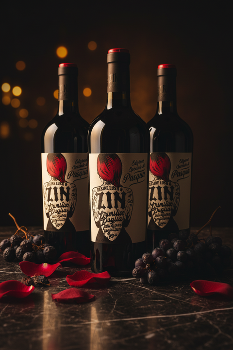 Vino Tinto Pasqua Desire Lush & Zin Puglia Italia 3 Botellas 750ml