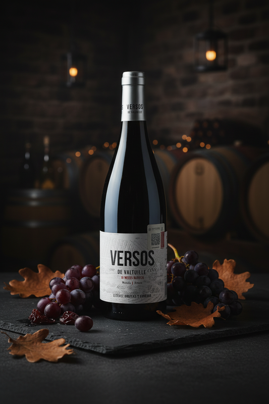 Vino Tinto Versos de Valtuille 15 Meses Do Bierzo Castilla y León España 750ml *