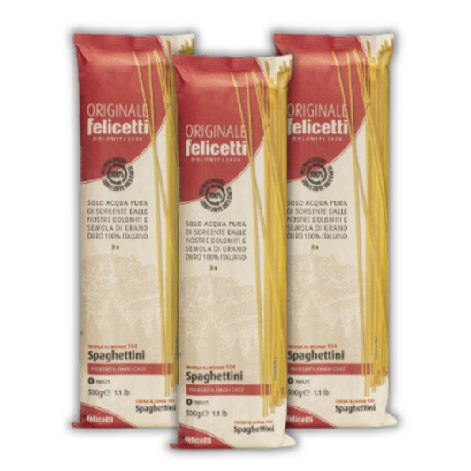 Pasta Felicetti Originale Retail N.105 Spaghetti 500g (3 Pzas)