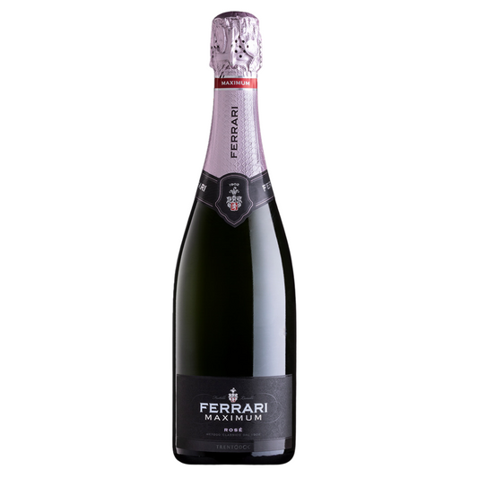 Vino Esmpumoso Ferrari Maximum Rose Trento DOC Italia 750ml