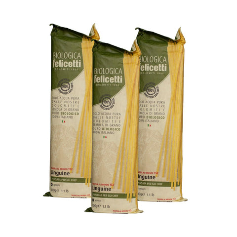 Pasta Felicetti Biologica Retail N.152 Linguine 500g (3 Pzas)