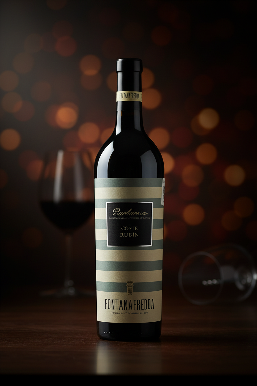 Vino Tinto Fontanafredda Coste Rubin Barbaresco DOCG Italia 750ml
