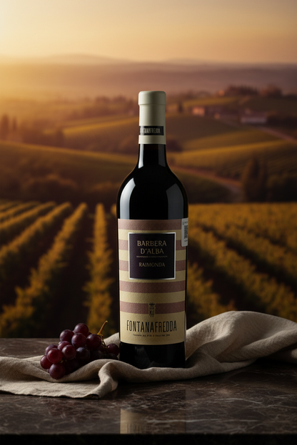 Vino Tinto Raimonda Barbera D’Alba DOC Fontanafredda Piemonte Italia 750ml