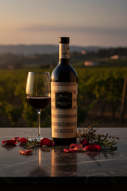 Vino Tinto Serralunga D’Alba Barolo DOCG FontanafreddaPiemonte Italia 750ml