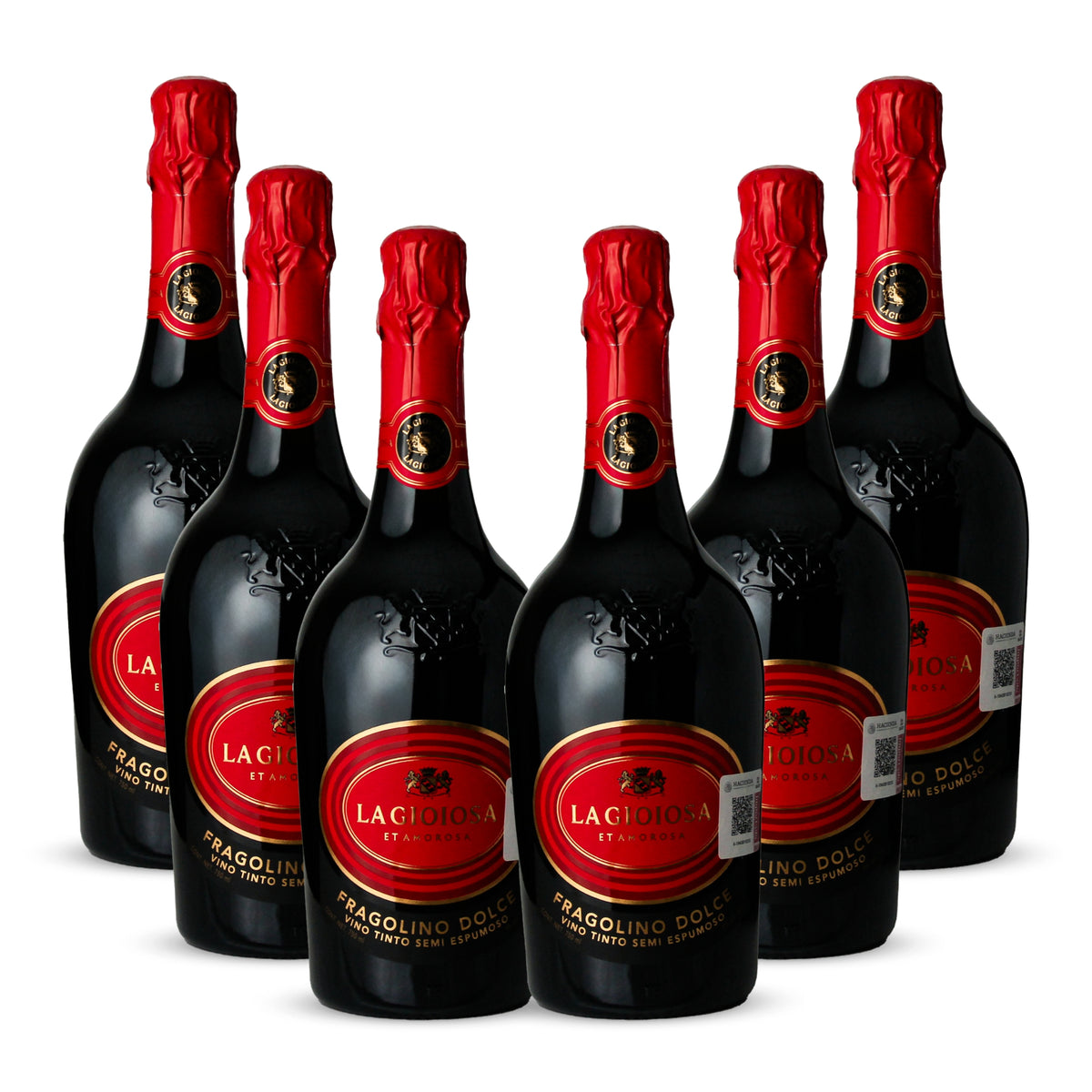 Vino Espumoso, La Gioiosa Fragolino, Veneto Italia (6 Botellas ) 750ml