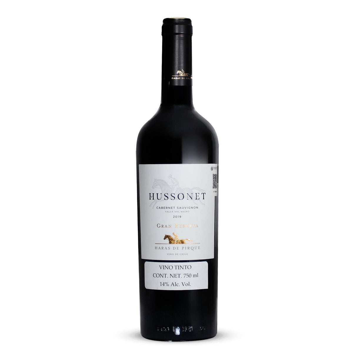 Vino Tinto Hussonet Gran Reserva Haras de Pirque Valle del Maipo Chile 750ml *