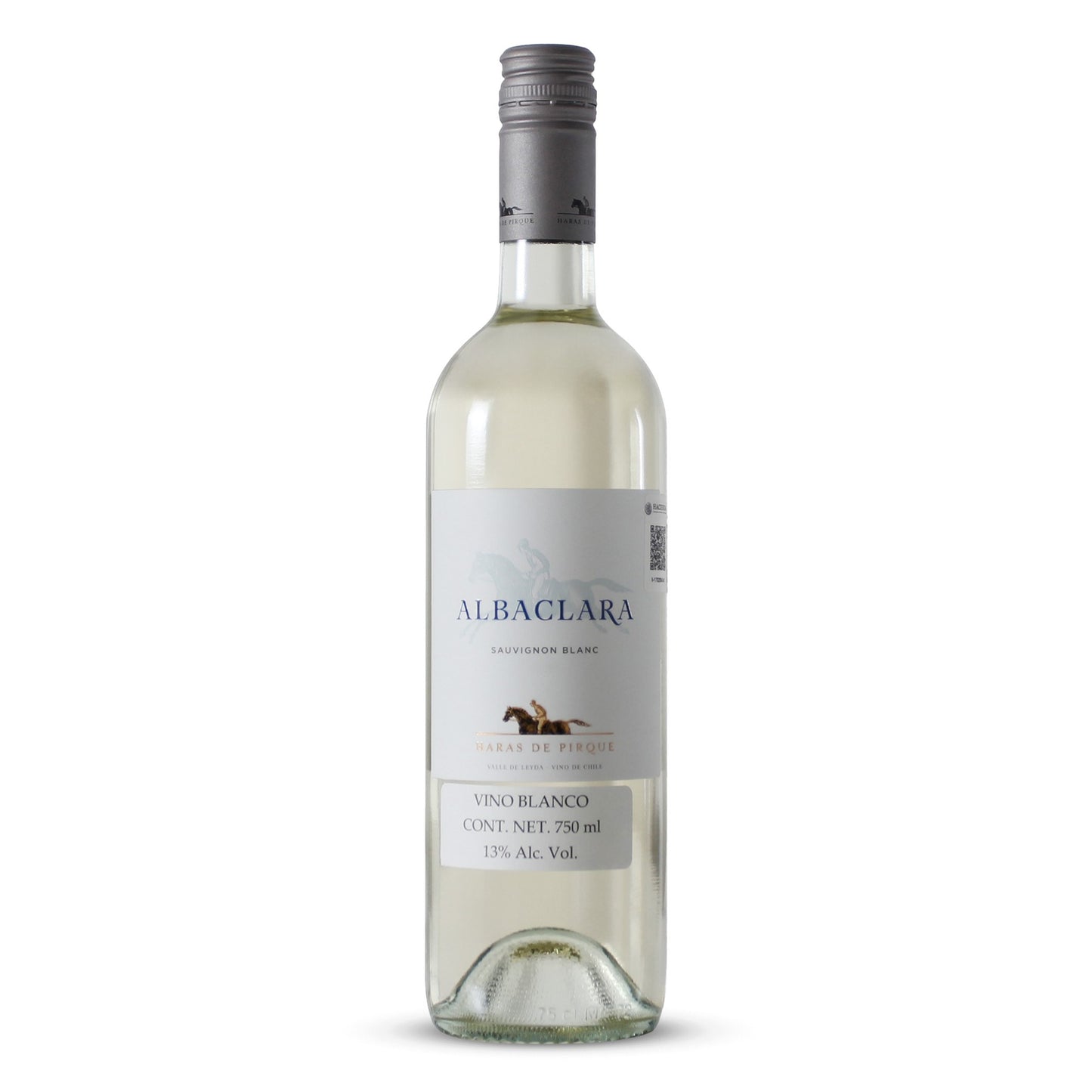 Vino Blanco Albaclara Sauvignon Blanc Haras de Pirque Valle de Leyda Chile 750ml *
