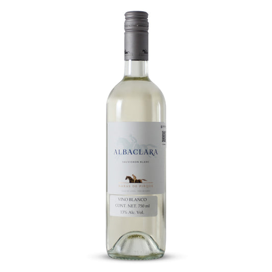 Vino Blanco Albaclara Sauvignon Blanc Haras de Pirque Valle de Leyda Chile 750ml *