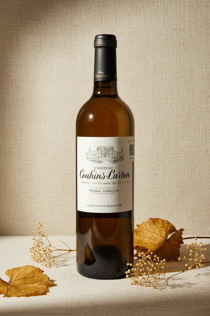 Vino Blanco Château Couhins-Lurton Pessac-Léognan Blanc AOC 750ml
