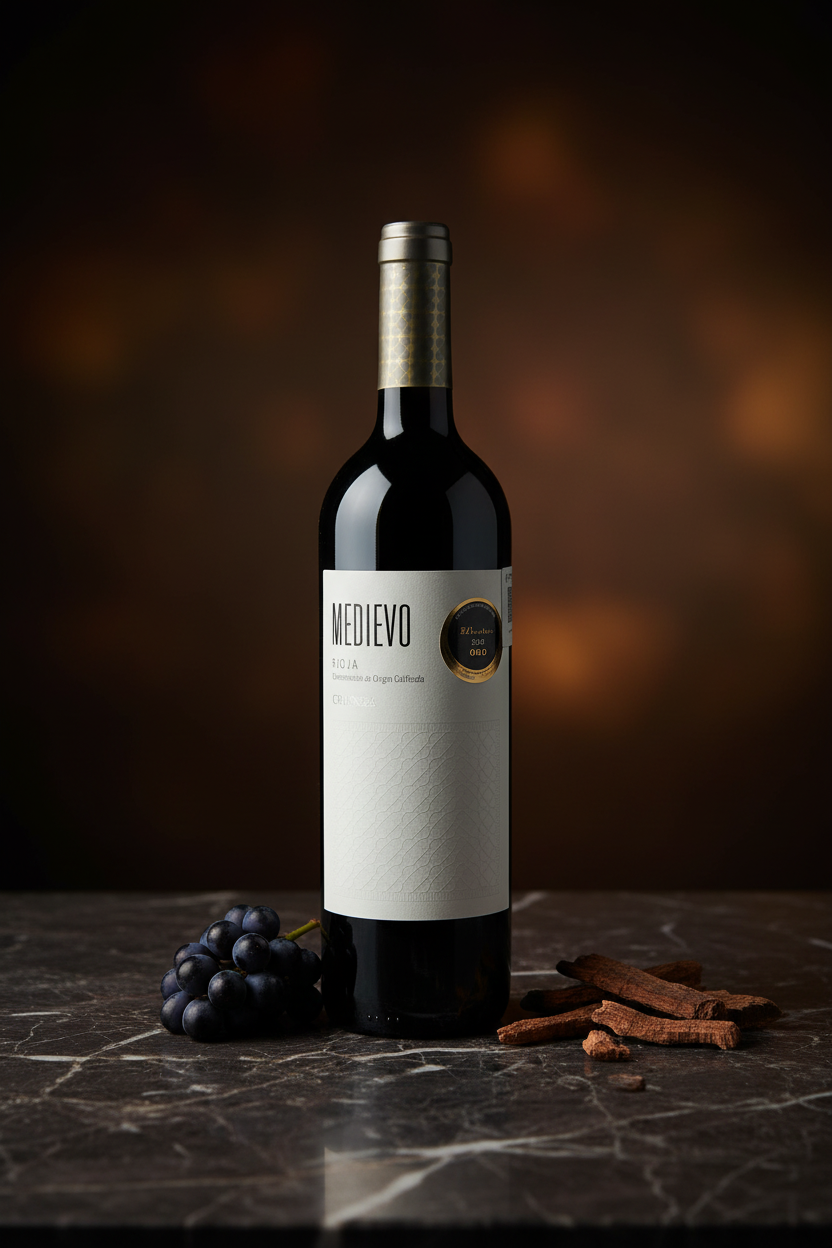 Vino Tinto Medievo Crianza Rioja DOCa Medievo España 750ml *