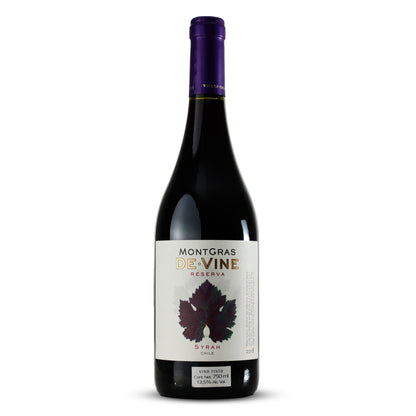 Vino Tinto Montgras De Vine Reserva Syrah Valle Central Chile 750ml