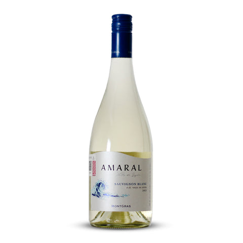 Vino Blanco Amaral Sauvignon Blanc Montgras Chile Valle de Leyda 750ml