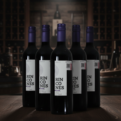 Vino Tinto Montgras Rincones Merlot Montgras Valle Central Chile 750ml (6 Pzs)