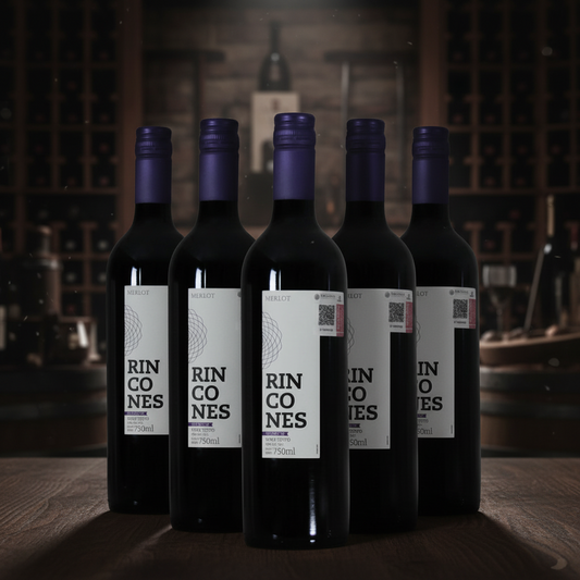 Pack 6 Botellas Vino Tinto Montgras Rincones Merlot 750ml