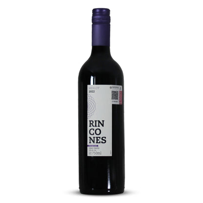 Vino Tinto Rincones Premium Merlot Montgras Valle Central Chile 750ml *